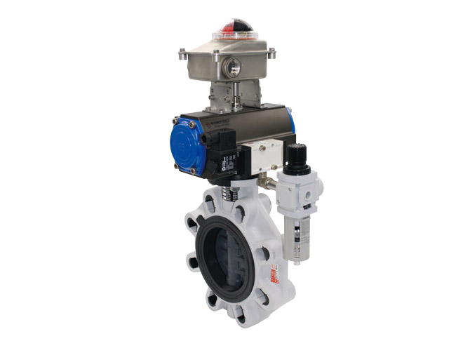 Pneumatic Butterfly Valve (Domestic Actuator)